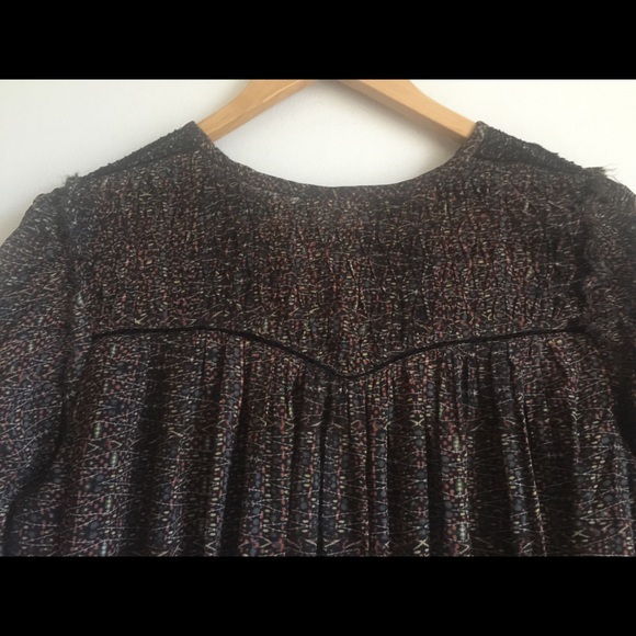 ISABEL MARANT Smocked Ruffled Silk Dress - Picture 7 of 16